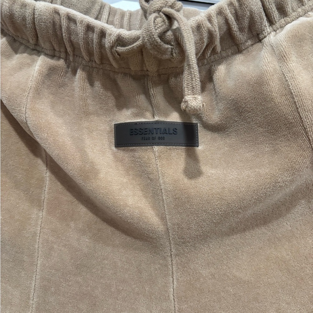 Essentials fear of God Beige Terry Drawstring Waist Sweatpants